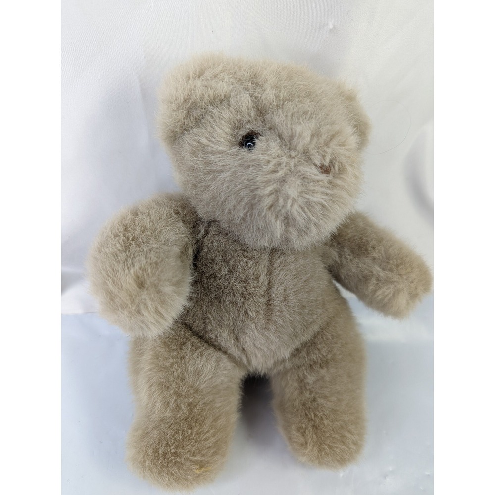 Beige‎ Bear Plush 8 Inch Heartline 1987 Stuffed Animal Toy